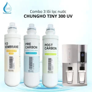 Combo 3 Lõi Lọc Nước Chungho Tiny 300UV