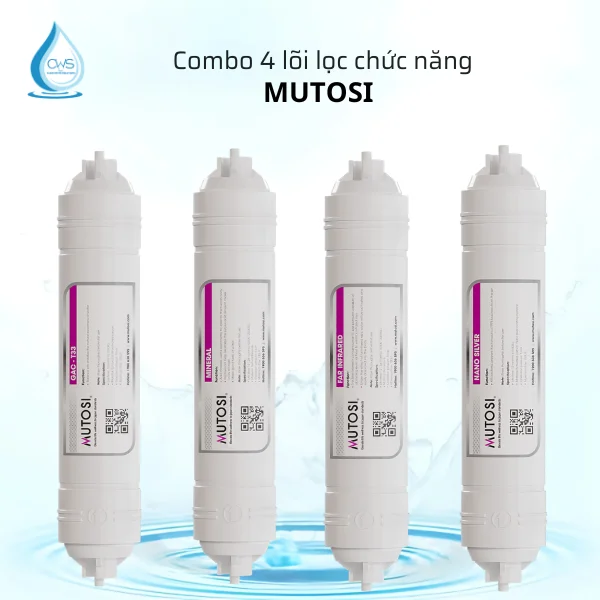 Combo 4 Lõi Lọc Chức Năng Mutosi (Lõi Số 5678)