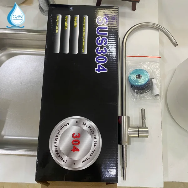 Hình ảnh thực tế vòi nước Inox 304 (phi 6)