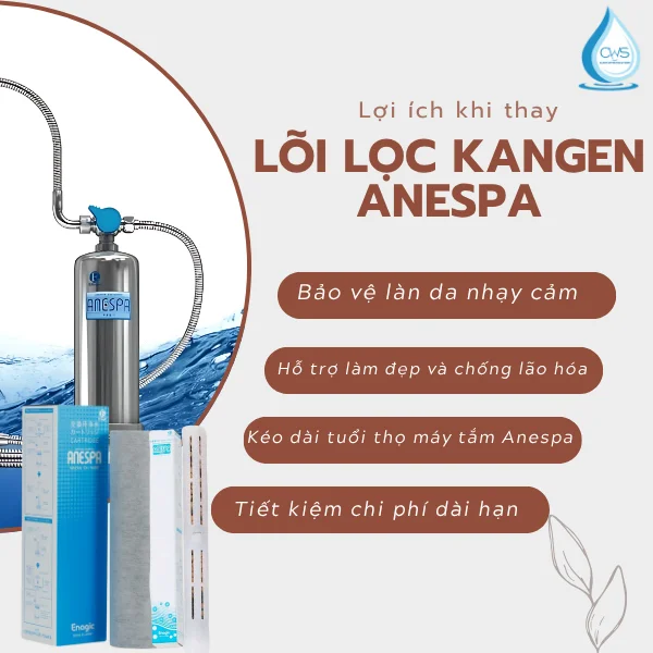Lợi Ích Của Việc Thay Lõi Lọc Máy Tắm Kangen Anespa Đúng Hạn