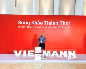 Thông điệp "Sống Khỏe Thảnh Thơi", Viessmann tự hào giới thiệu hai dòng sản phẩm chính là máy nước nóng Vitowell và máy lọc nước Vitopure