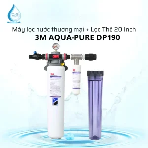 Máy Lọc Nước Thương Mại 3M Aqua-Pure DP90 Chính Hãng Kèm Lọc Thô 20 Inch