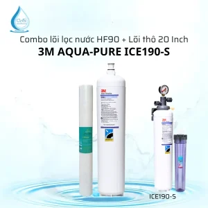 Combo Lõi Lọc Nước 3M Aqua-Pure ICE190-S - Lõi HF90 Và Lõi Thô 20 InchCombo Lõi Lọc Nước 3M Aqua-Pure ICE190-S - Lõi HF90 Và Lõi Thô 20 Inch