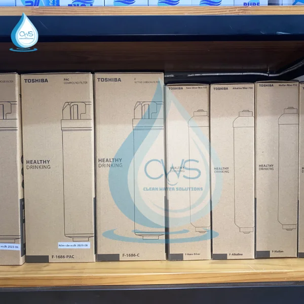 Hệ Thống Lõi Lọc Toshiba F-1686 Tại Showroom CWS
