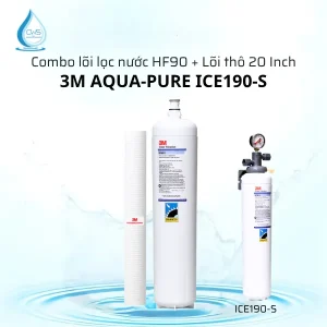Lõi Lọc Nước 3M Aqua-Pure ICE190-S - Combo HF90 Và Lõi Thô 20 Inch
