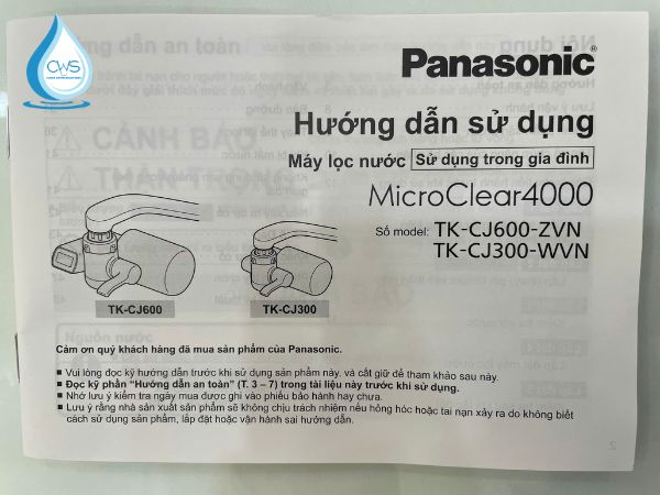 Có lắp vòi khác cho máy lọc nước tại vòi Panasonic TK-CJ600 hay không?