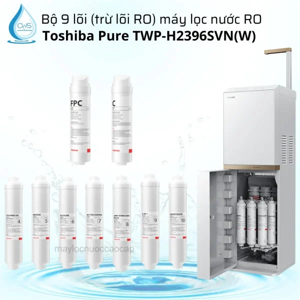 Bộ lõi lọc Toshiba TWP-H2396SVN(W)-Trừ RO