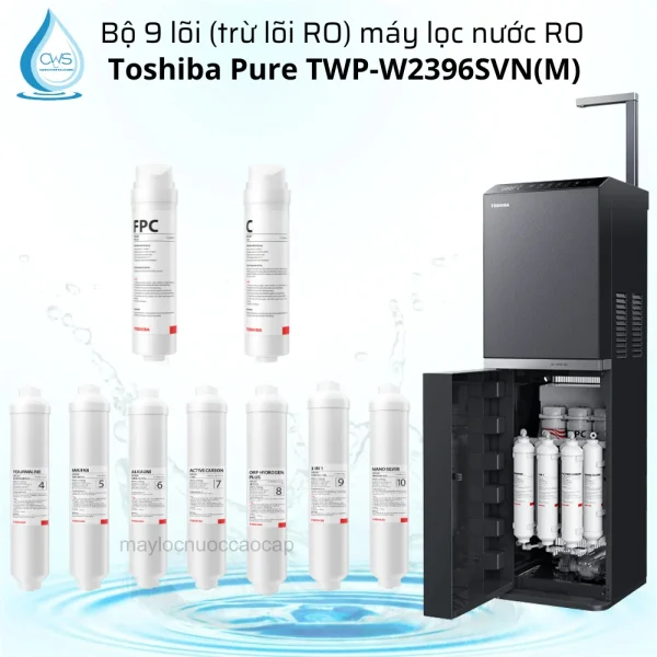 Bộ lõi lọc Toshiba TWP-W2396SVN(W)- trừ RO