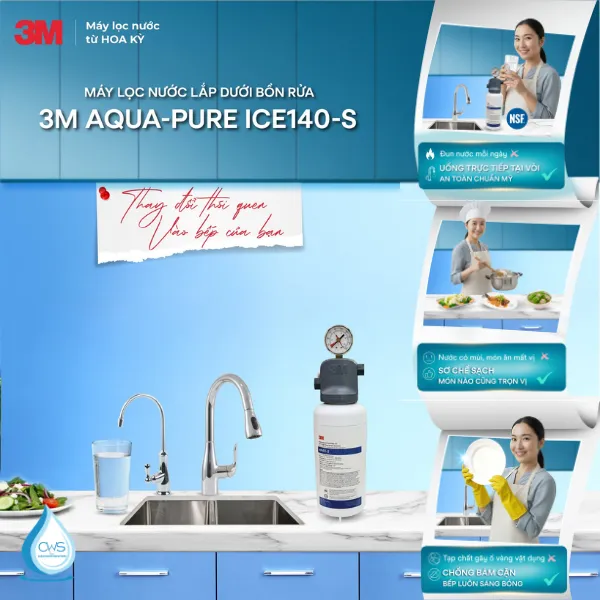 Máy Lọc Nước 3M Aqua-Pure ICE140-S Được Thiết Kế Cho Những Ứng Dụng Nào