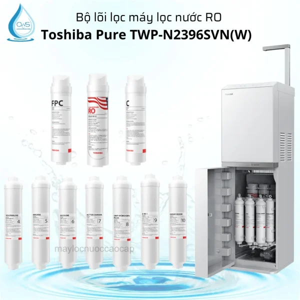 Bộ lõi lọc Toshiba TWP-N2396SVN(W)-gồm 10 lõi