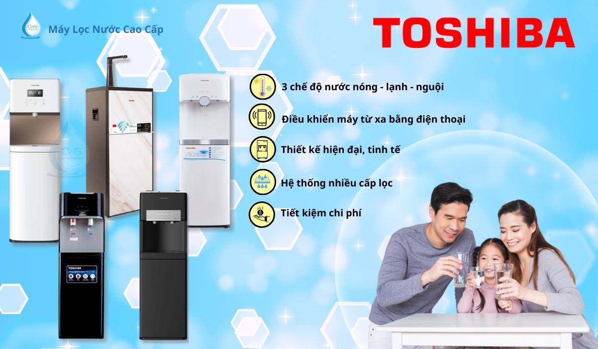 Máy lọc nước Toshiba được nhiều người dùng yêu thích