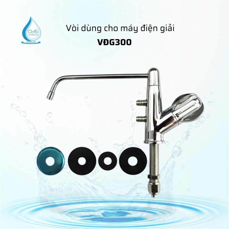 Vòi inox mạ Crom dùng làm vòi thải Cho Máy Điện Giải Ion Kiềm