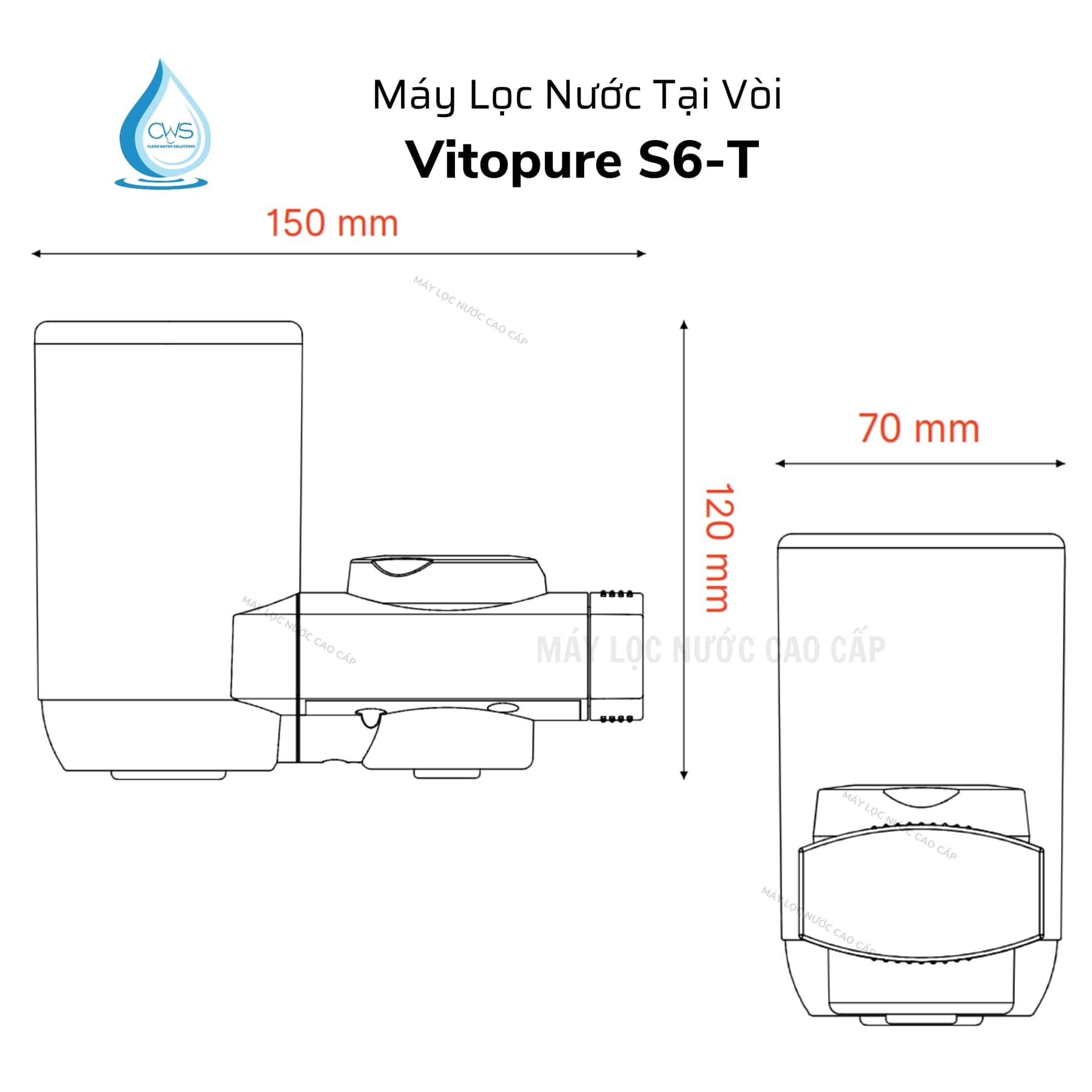 Máy lọc nước tại vòi Vitopure S6-T