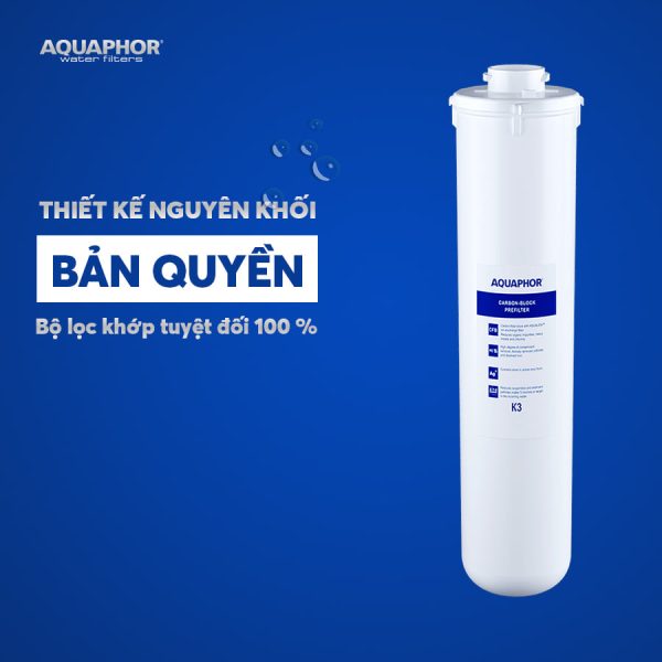 Lõi lọc Aquaphor nguyên khối, công nghệ Click & Turn