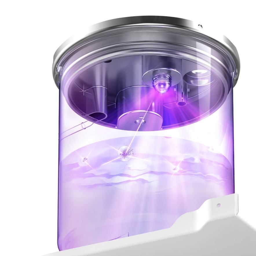 Đèn UV diệt khuẩn bên trong bình lạnh máy lọc nước Toshiba
