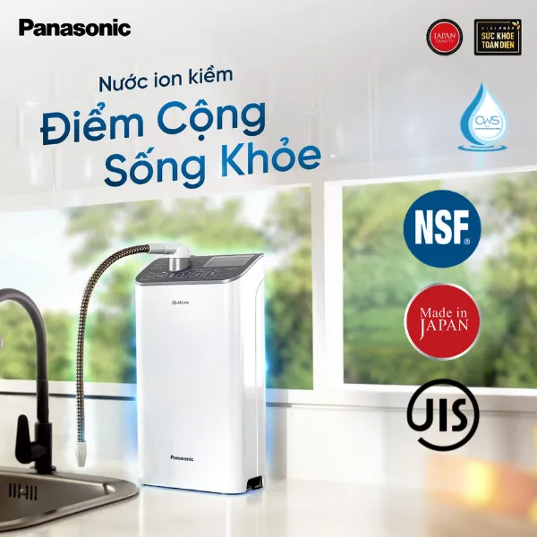 Các Chứng Nhận Chất Lượng Uy Tín Trong Nước Và Quốc Tế Của Máy Lọc Nước Ion Kiềm Panasonic TK-AS500
