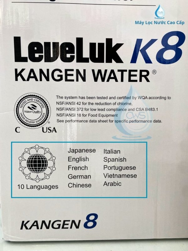 Kangen Leveluk K8 10 ngôn ngữ