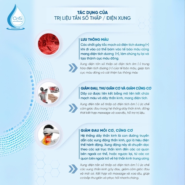 Công dụng của trị liệu tần số thấp