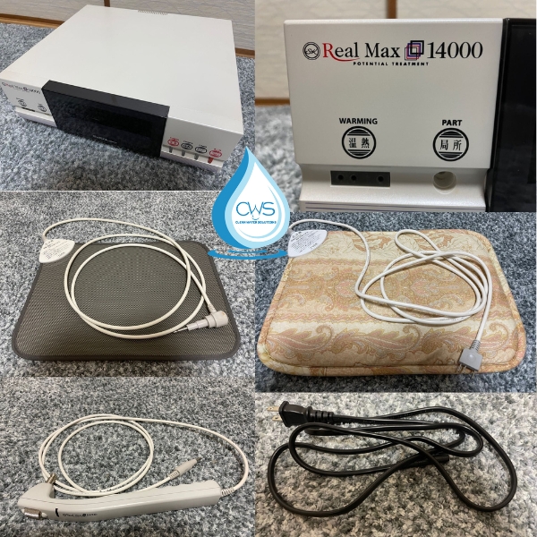 Full bộ sản phẩm máy xung điện Real Max 14000