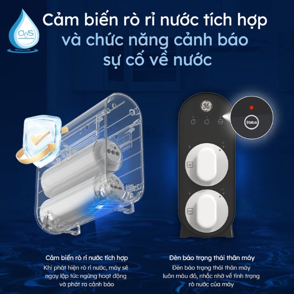 Công nghệ cảm biến rò rỉ nước tích hợp