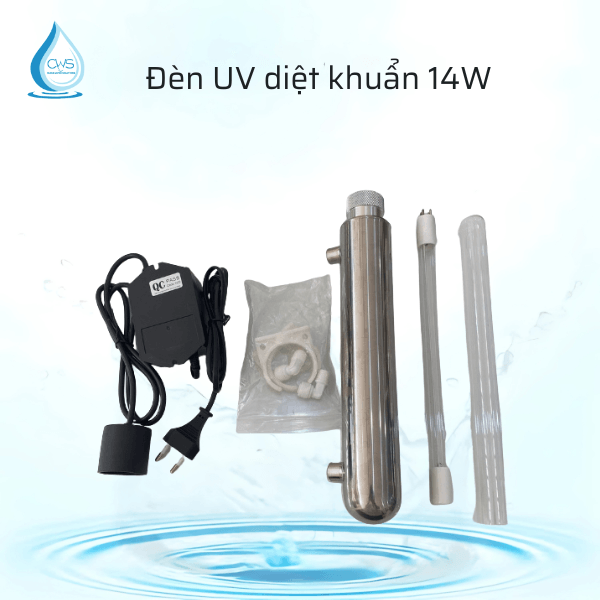 Đèn UV diệt khuẩn 14W Bộ đèn UV diệt khuẩn 14W