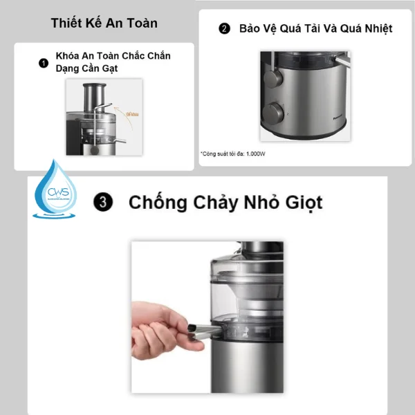 Các Tính Năng Và Lợi Ích Của Máy Ép Trái Cây Panasonic MJ-CB800SRA