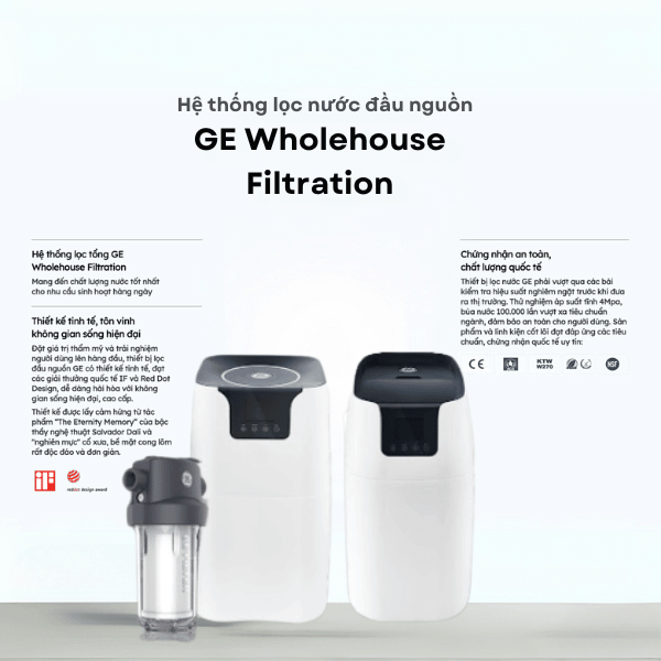 Hệ Thống Lọc Tổng GE WH15A - Giải Pháp Cho Nước Sạch Toàn Diện