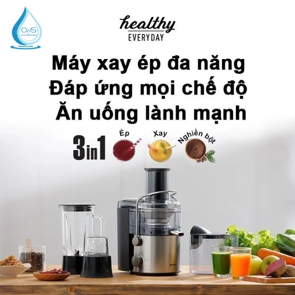 Máy Ép Trái Cây Panasonic MJ-CB800SRA Đa Năng 3 Trong 1