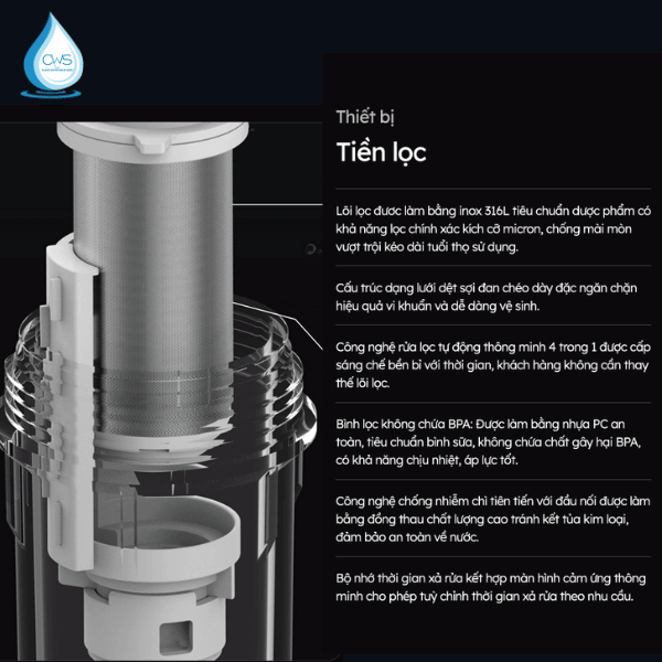 Thiết Bị Tiền Lọc (GTEP-50A01-G)