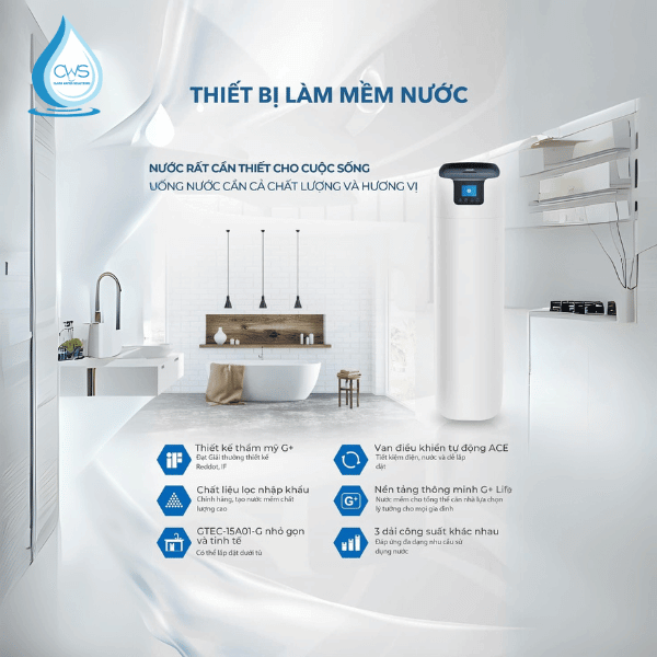 Thiết bị làm mềm nước trung tâm (GTEC-30A01-G)