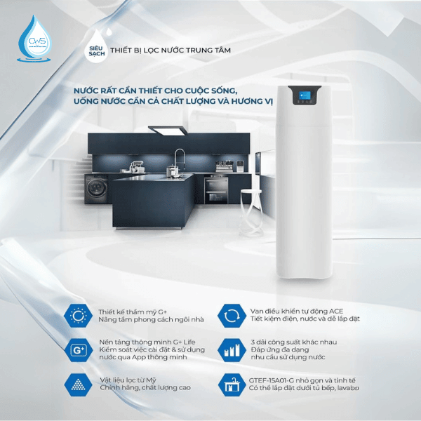 Thiết bị lọc nước trung tâm (GTEF-30A01-G)