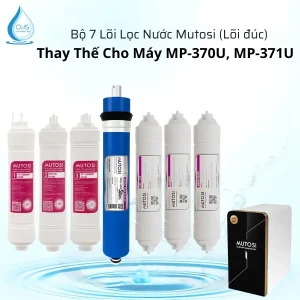 Bộ 7 Lõi Lọc Nước Mutosi (Lõi đúc) thay thế cho máy MP-370U, MP-371U
