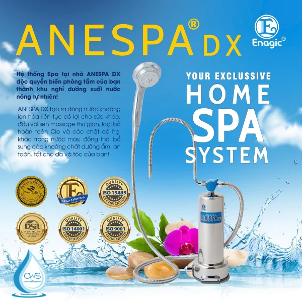 Các chứng nhận về chất lượng của máy tắm khoáng Kangen Anespa DX