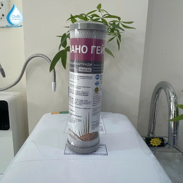 Hình Ảnh Thực Tế Lõi Lọc CBC 0.6-10SL Nano Ag Premium