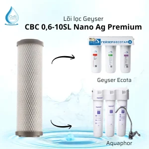 Lõi lọc Geyser CBC 0.6-10SL Nano Ag Premium