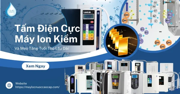 Tấm Điện Cực Máy Ion Kiềm Và Mẹo Tăng Tuổi Thọ