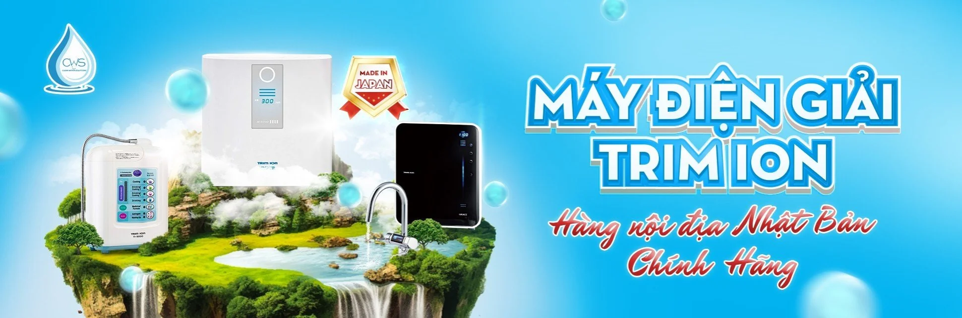 Khuyến mãi máy điện giải ion kiềm Trim Ion