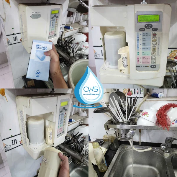 Các Bước Thay Lõi Lọc Máy Ion Kiềm NKT-200