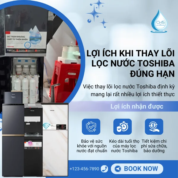 Lợi Ích Khi Thay Lõi Lọc Nước Toshiba Đúng Hạn