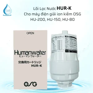 Lõi lọc nước HUR-K cho máy điện giải ion kiềm OSG HU-200, HU-150, HU-80