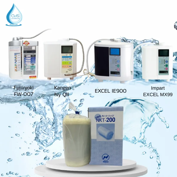 Lõi lọc nước ion kiềm NKT-200 tương thích với các dòng máy điện giải Kangen, Fujiiryoki