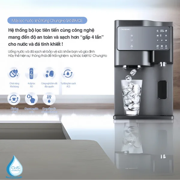 Các Tính Năng Vượt Trội Trên Máy Lọc Nước Chungho Sanita Ice GWI-60C9560M