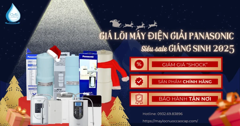 Giá Lõi Máy Điện Giải Panasonic 2025