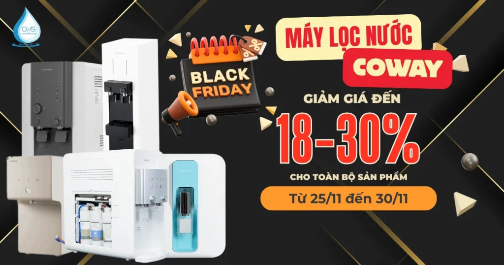 Giá Máy Lọc Nước Coway Giảm Sâu Black Friday 2025