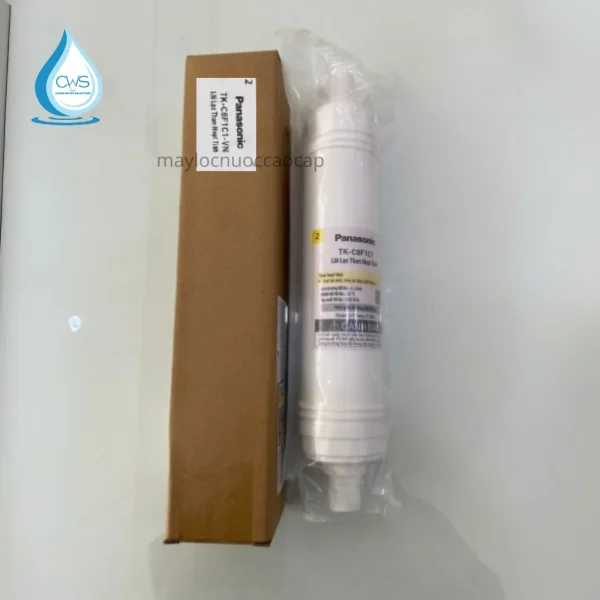 Hình ảnh thực tế lõi lọc thô máy lọc nước Panasonic - Lõi than hoạt tính