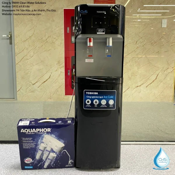 Kết Hợp Lọc Nước Aquaphor và cây làm nóng lạnh
