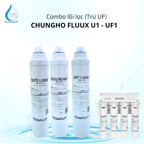 Lõi lọc nước Chungho FLUUX UF1 - UF1 (Trừ UF) Lõi lọc nước Chungho FLUUX UF1 - UF1 (Trừ UF)