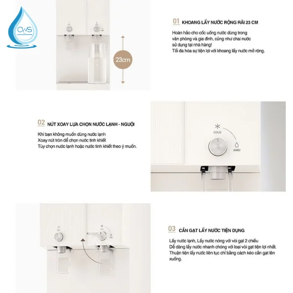 Máy Lọc Nước Chungho TOTA GWP-50S90010M với đa dạng tiện ích vượt trội