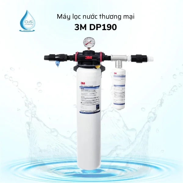 Máy Lọc Nước Thương Mại 3M DP190 sở hữu vật liệu cao cấp từ Mỹ