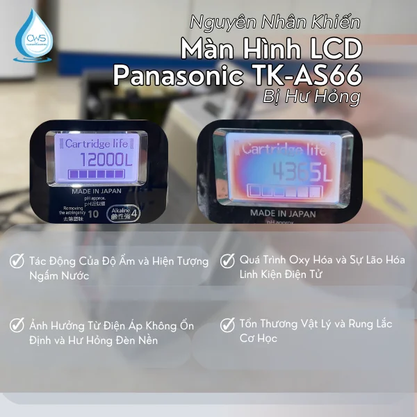 Nguyên Nhân Khiến Màn Hình LCD Panasonic TK-AS66 Bị Hư Hỏng
